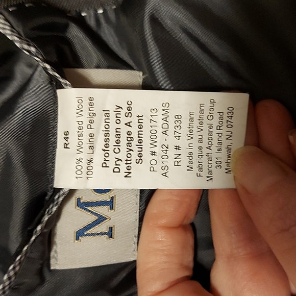 100% Wool Tommy Hilfiger Suit Jacket - Picture 7 of 7